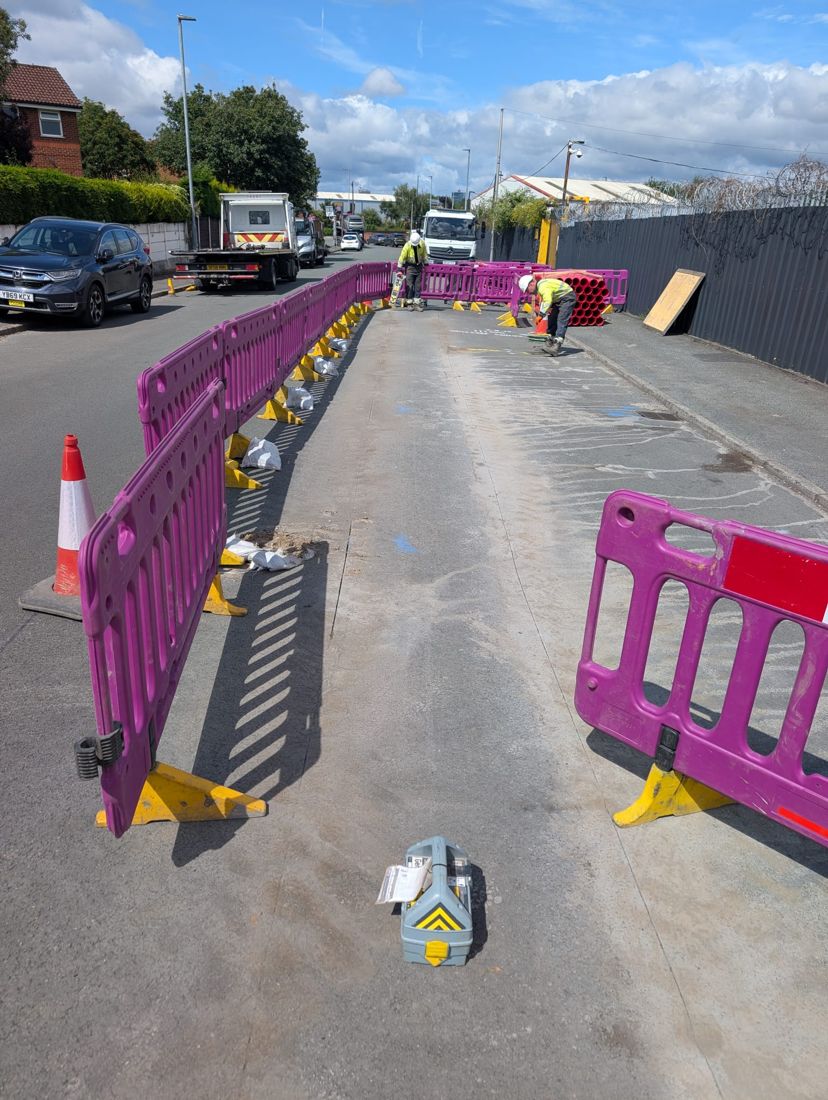 Utilities site set up for practical work